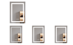 26x20 inch Bathroom Medicine Cabinet with LED Mirror, Anti-Fog, Waterproof