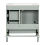 Modern Bathroom Cabinet With Sink Combo Set