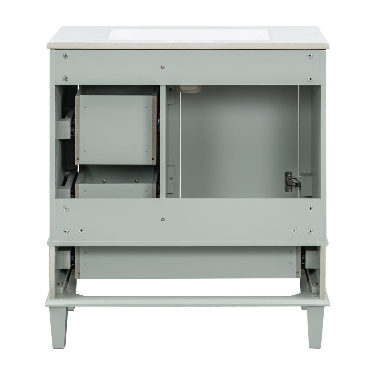 Modern Bathroom Cabinet With Sink Combo Set
