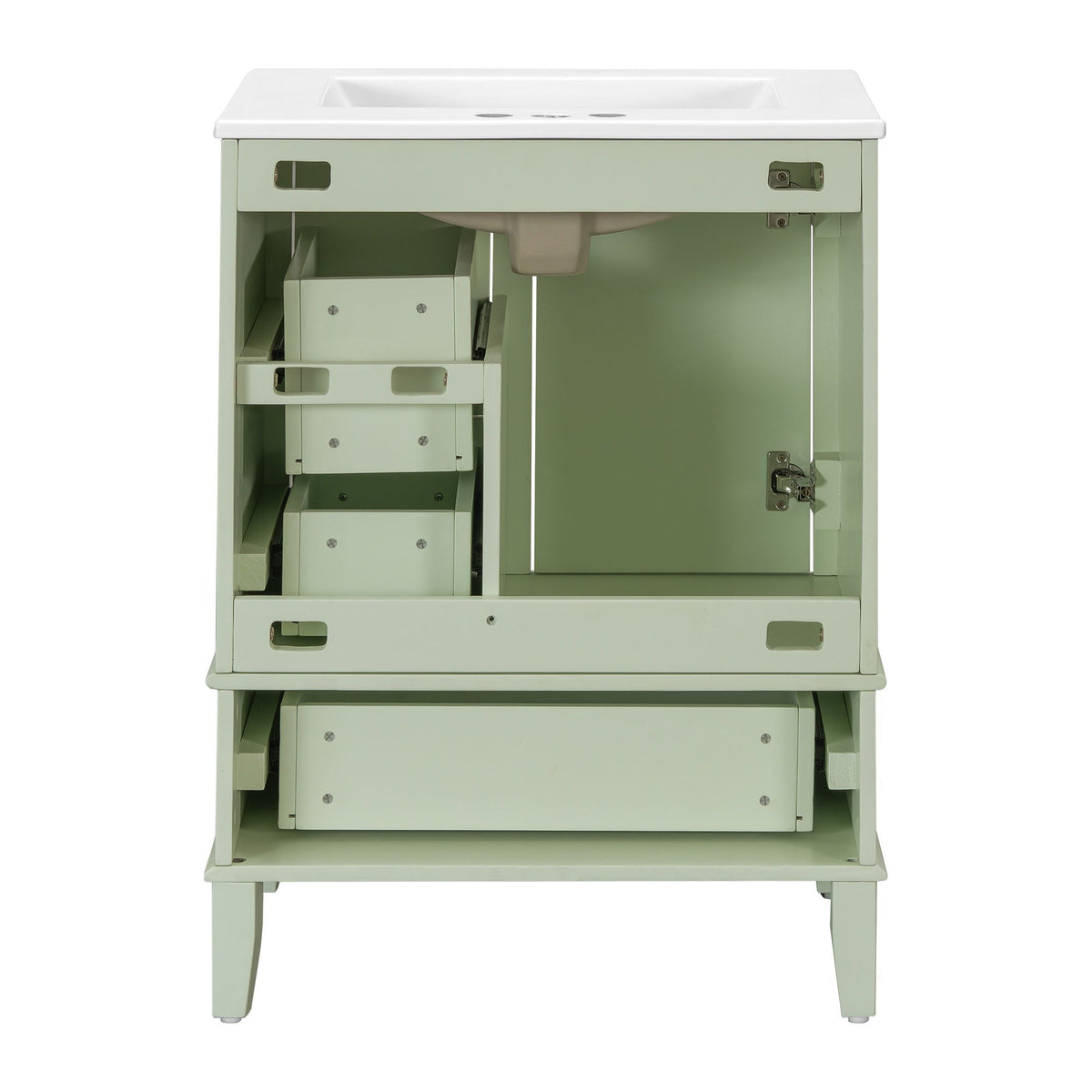 Modern Bathroom Cabinet With Sink Combo Set