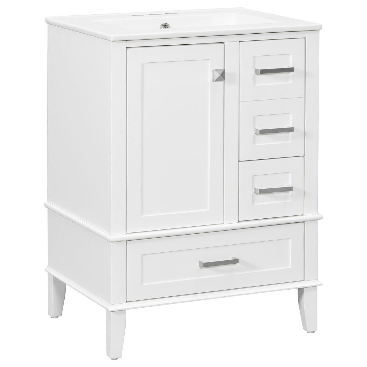 Modern Bathroom Cabinet With Sink Combo Set