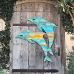Dolphins Decorative Coastal Door Decor