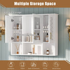 Modern Wall Mounted Medicine Cabinet With Adjustable Shelves