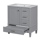 Modern Bathroom Cabinet With Sink Combo Set