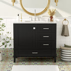 Modern Bathroom Cabinet With Sink Combo Set
