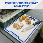 TRAPSKI Premium 1/2 Inch Thick HDPE Cutting Boards