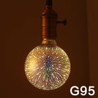 LED Light Bulb 3D Decoration Bulb Firework 110 220V