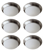 13"w 1-Light LED Flush Mount [6 PACK] Ceiling Lights Brushed Nickel Finish