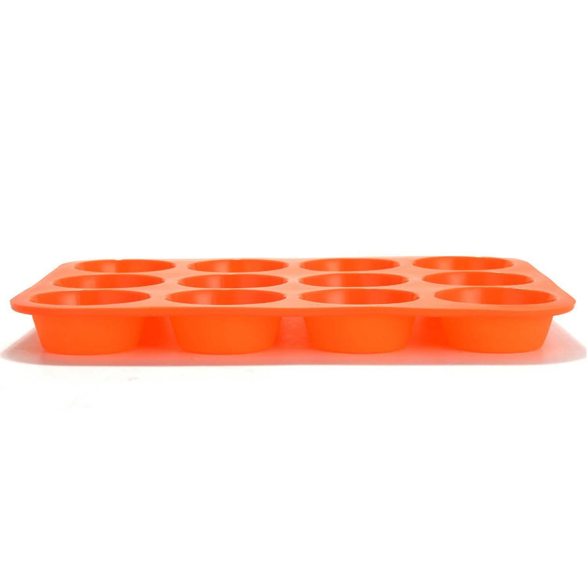 12 Cup Non-Stick Cupcakes, Muffin Baking Pan Silicone Mold