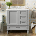 Modern Bathroom Cabinet With Sink Combo Set
