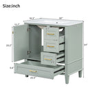 Modern Bathroom Cabinet With Sink Combo Set