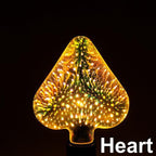 LED Light Bulb 3D Decoration Bulb Firework 110 220V