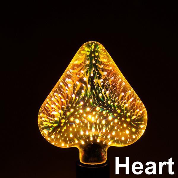 LED Light Bulb 3D Decoration Bulb Firework 110 220V