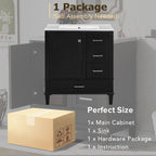 Modern Bathroom Cabinet With Sink Combo Set