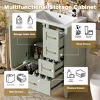 Modern Bathroom Cabinet With Sink Combo Set