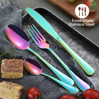 4-Piece Flatware Set Stainless Steel Silverware