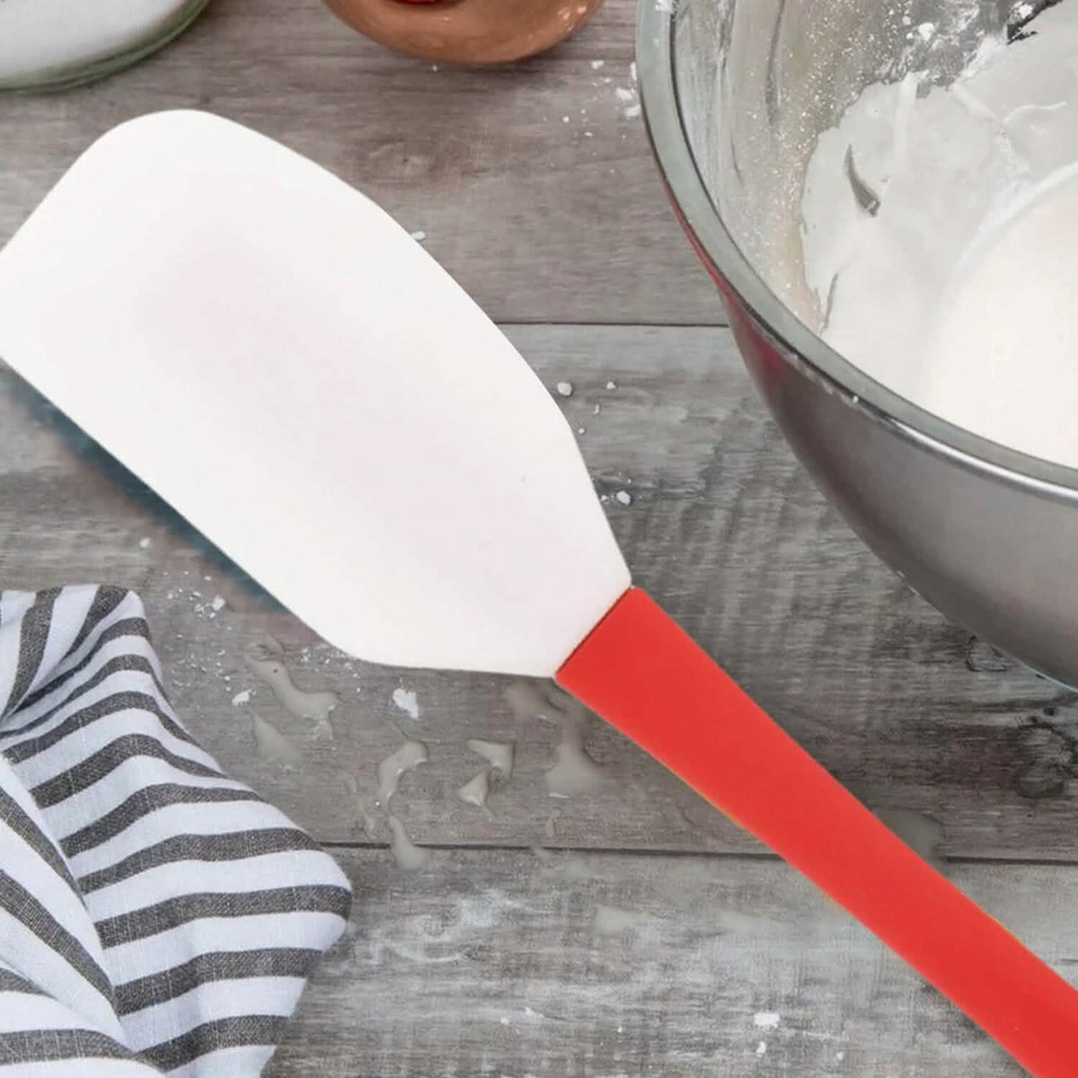 2-in-1 Silicone One Tablespoon Cookie Scoop and Spatula