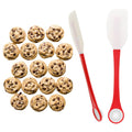 2-in-1 Silicone One Tablespoon Cookie Scoop and Spatula