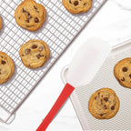 2-in-1 Silicone One Tablespoon Cookie Scoop and Spatula