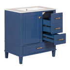 Modern Bathroom Cabinet With Sink Combo Set
