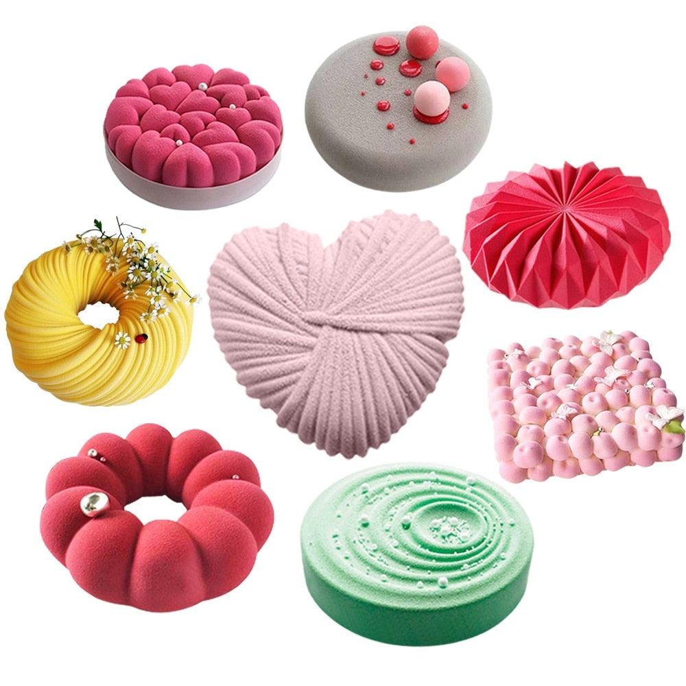 27 Style Silicone Cake Molds Pastry Bakeware Set