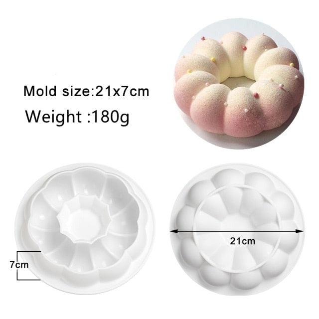 27 Style Silicone Cake Molds Pastry Bakeware Set