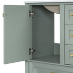 Modern Bathroom Cabinet With Sink Combo Set