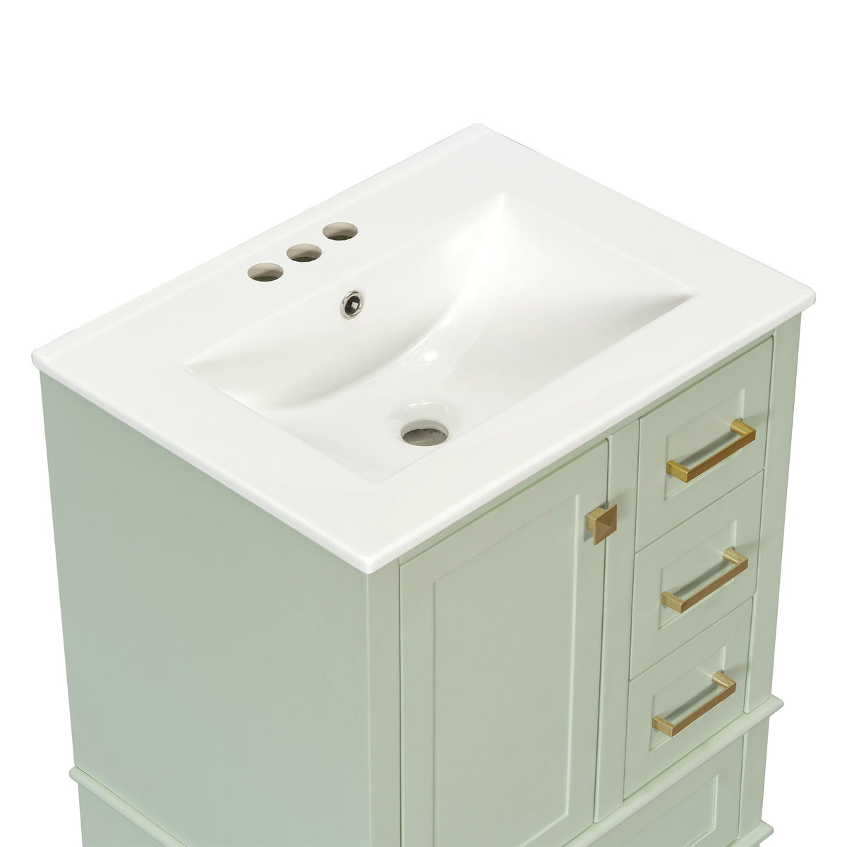 Modern Bathroom Cabinet With Sink Combo Set