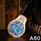 LED Light Bulb 3D Decoration Bulb Firework 110 220V