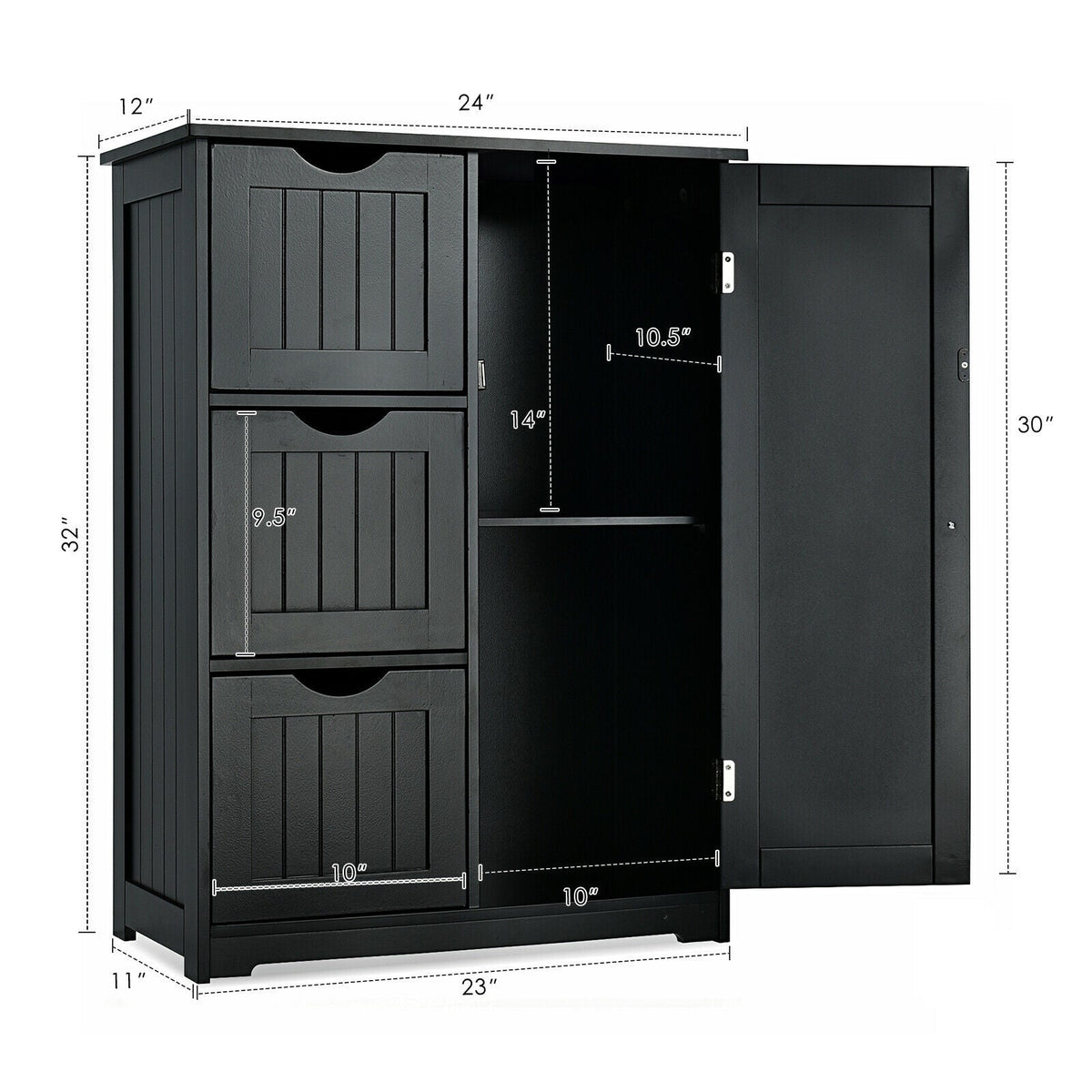 Bathroom Floor Cabinet