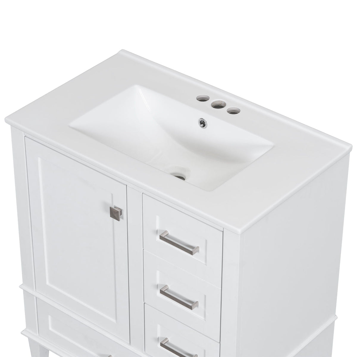 Modern Bathroom Cabinet With Sink Combo Set