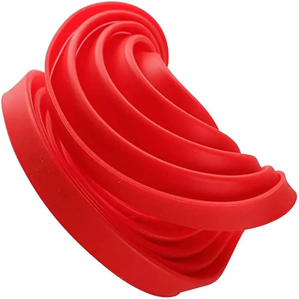 2PCS New Luxury Large Spiral shape silicone Bundt Cake Pan 10- inch