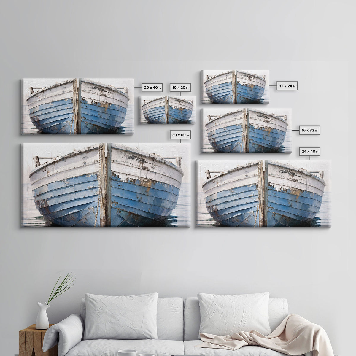 Old Wooden Ship Nautical Decor
