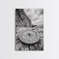 Compass On Cliff