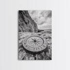 Compass On Cliff