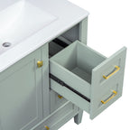 Modern Bathroom Cabinet With Sink Combo Set