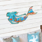 Rustic Mermaid Door Decor