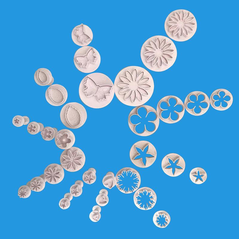 33pcs Fondant Cutter Cake Tools