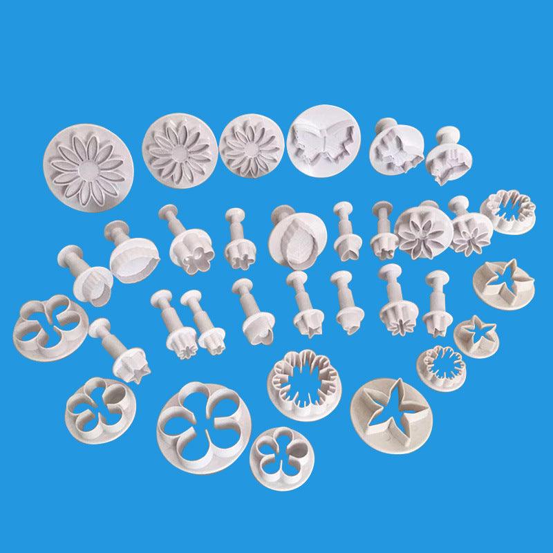33pcs Fondant Cutter Cake Tools