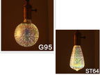 LED Light Bulb 3D Decoration Bulb Firework 110 220V