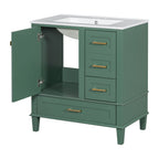 Modern Bathroom Cabinet With Sink Combo Set