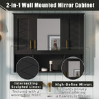 Modern Wall Mounted Medicine Cabinet With Adjustable Shelves