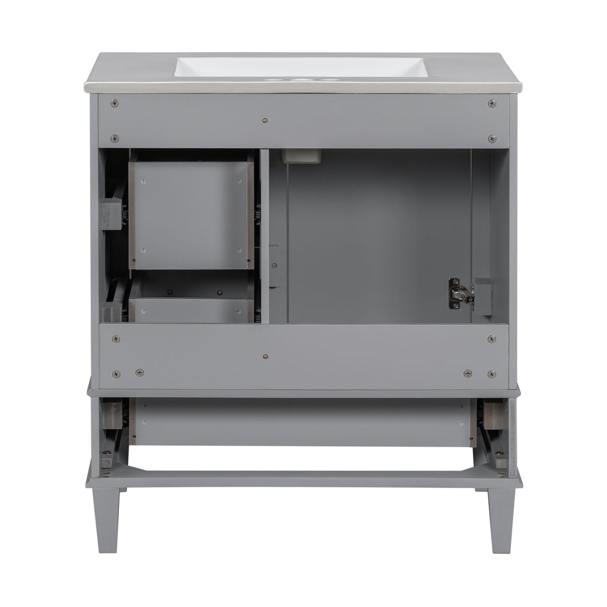 Modern Bathroom Cabinet With Sink Combo Set