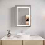 26x20 inch Bathroom Medicine Cabinet with LED Mirror, Anti-Fog, Waterproof