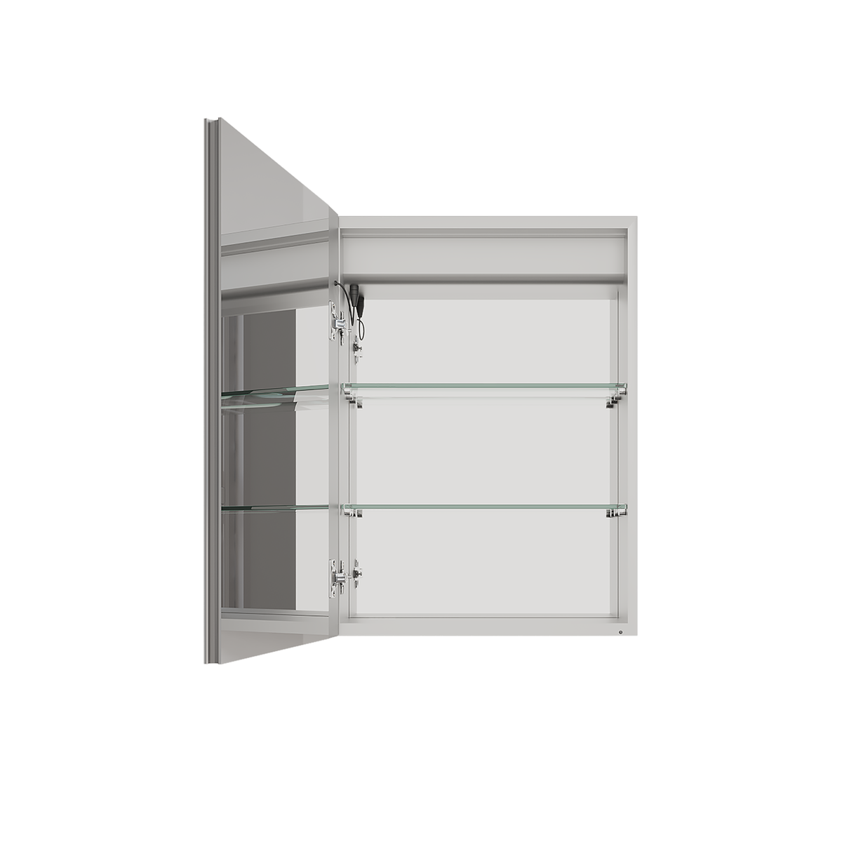 26x20 inch(Left Door) bathroom medicine cabinet with LED mirror