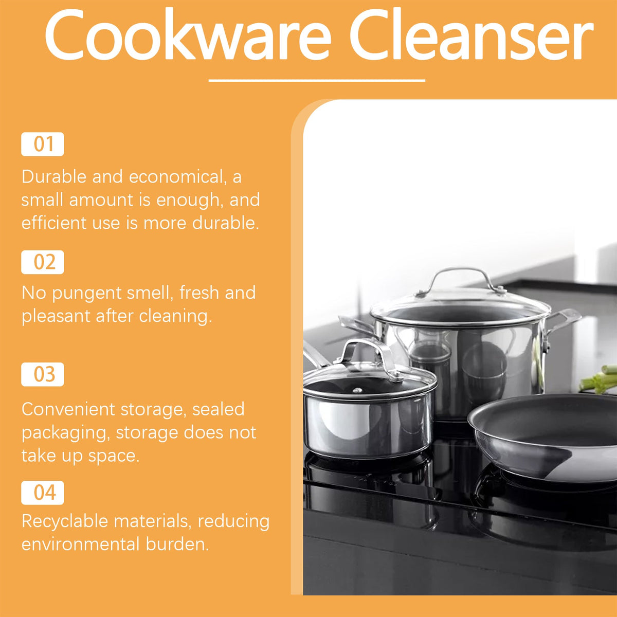 Cookware Cleaning Cream Stainless Steel