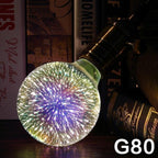LED Light Bulb 3D Decoration Bulb Firework 110 220V