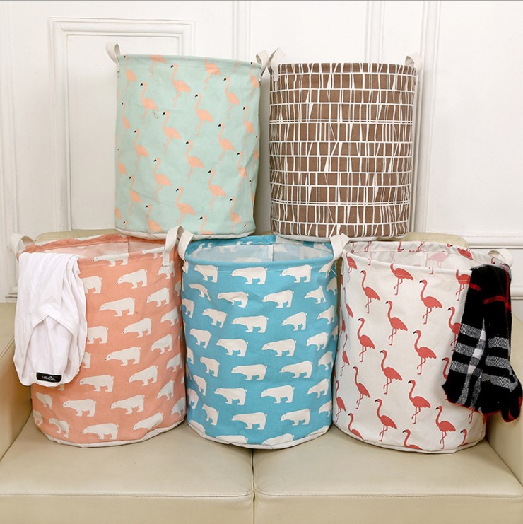 Foldable laundry basket
