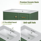 Modern Bathroom Cabinet With Sink Combo Set