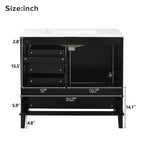 Modern Bathroom Cabinet With Sink Combo Set
